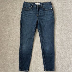 Everlane Jeans Womens 28 Ankle Skinny Stretch Dark Wash Denim Pants Mid Rise